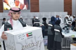 UAE prepares 10,000 winter aid kits for Gaza