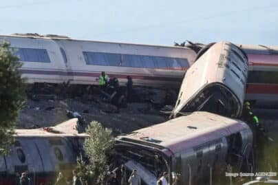 Dozens feared dead after two trains collide south of Madrid