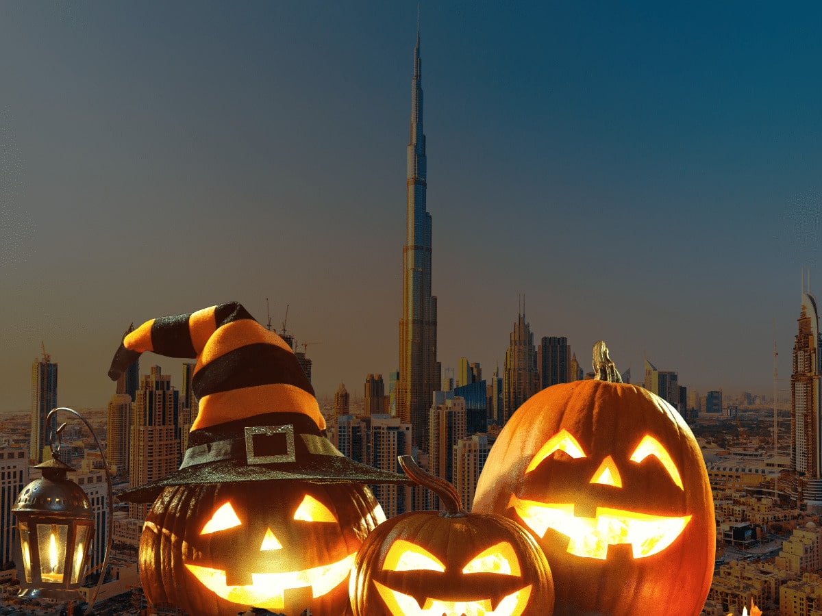 Halloween 2026 celebrations in Dubai and Abu Dhabi featuring theme parks, costumes and family events.