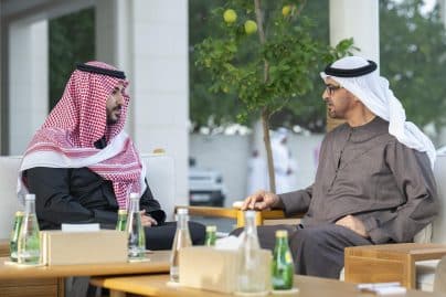 UAE President meets Saudi Defence Minister for crucial regional security talks